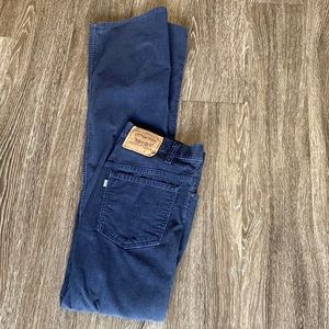 Levi Blue Corduroy Pants